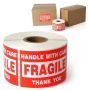 8 Rolls FRAGILE Handle With Care Label 76x51mm 4000Labels