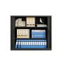 Steel Tambour Storage Box Black Cupboard 1016x1200x473mm