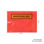 1000pcs 115mm x 165mm Invoice Enclosed Sticker Pouch Doculopes Printed Red