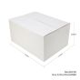100pcs 320 x 240 x 160mm Regular Slotted Mailing Box White