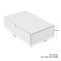 100pcs 240 x 150 x 60mm Diecut Mailing Box White