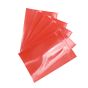 1000pcs 115mm x 165mm Invoice Enclosed Sticker Pouch Doculopes Plain Red