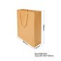 150pcs Kraft Paper Shopping Carry Bag 280×330+100mm