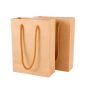400pcs Kraft Paper Shopping Carry Bag 150×200 + 60mm