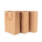 250pcs Kraft Paper Shopping Carry Bag 190×245x80mm