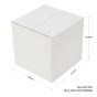 25pcs Regular Slotted 180 x 180 x 180mm Mailing Box White