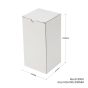 100pcs 100 x 100 x 200mm Candle Mailing Box White