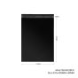500pcs BLACK 310mm x 405mm Poly Mailing Bag Courier Satchel