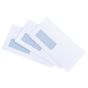 500pcs DL Window Faced White Envelopes 110x220mm 80GSM
