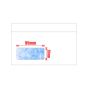 500pcs DL Window Faced White Envelopes 110x220mm 80GSM