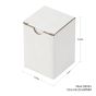 100pcs 55 x 55 x 80mm Candle Mailing Box White