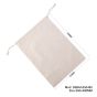 100pcs Calico Drawstring Bag 350x480mm Natural Cotton Pouches