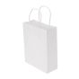 150pcs White Paper Twisted handle Bag 280×330+100mm