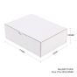 100pcs Full White 175 x 130 x 55mm Diecut Mailing Box