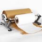 White Paper Roll 380mm x 400m-Works with Kraft Honeycomb Paper