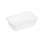 500ML FREEZER GRADE Rectangle Plastic Takeaway Container 500PCS