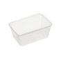 750ML FREEZER GRADE Rectangle Plastic Takeaway Container 500/Carton