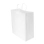 100pcs White Paper Twisted handle Bag 320×360+150mm