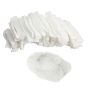 1000pcs White Disposable Berets Crimped 21″Caps