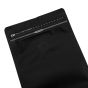 1KG Black Coffee Bag 140um Air Degassing Valve 100pcs