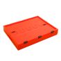 Folding Storage Box Workshop Container 53L Red 5pcs