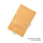 500x Kraft Paper Stand Up Pouches with Window-Coated-160x260mm 130um