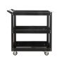 Tool Cart Picking Trolley 3-Tier Load capacity-300kg Black