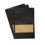 300x Black Stand Up Pouches with Window-Coated-180x260mm 130um