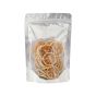 500x Stand Up Pouches Clear Front with Foil Back 150x220mm 130um