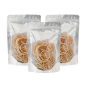 500x Stand Up Pouches Clear Front with Foil Back 150x220mm 130um