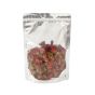 500x Stand Up Pouches Clear Front with Foil Back 160x240mm 130um