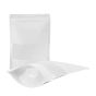 300x White Stand Up Pouches with Window-Coated-180x260mm 130um