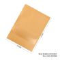 300x Kraft Paper Stand Up Pouches with Window-Coated-250x350mm 130um