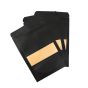 500x Black Stand Up Pouches with Window-Coated-100x150mm 130um