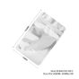 500x Stand Up Pouches Clear Front with Foil Back 90x140mm 130um