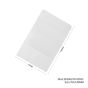 500x White Stand Up Pouches with Window-Coated-90x140mm 130um