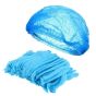 1000pcs Blue Disposable Berets Crimped 21″ Caps