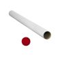 White Postal Mailing Cardboard Tubes 60mm x 660mm -50 pack