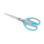 12x Blue Soft Grip 21cm Scissors 2.5mm Blade