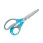 12x Blue Soft Grip 18cm Scissors 1.8mm Blade