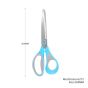 12x Blue Soft Grip 20.5cm Scissors 1.8mm Blade