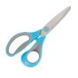 12x Blue Soft Grip 14cm Scissors 1.4mm Blade