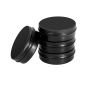 100ML BLACK Aluminium Tin Jar Base & Lid Screw Cap 100 per carton