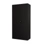 Black Steel Storage Cupboard Lockable Cabinet 1850x905x460mm