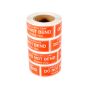 12Rolls DO NOT BEND Label 75x25mm RED 3000Labels