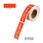 12Rolls DO NOT BEND Label 75x25mm RED 3000Labels