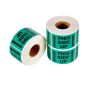 12Rolls THIS SIDE UP Label 50.8×76.2mm Green 6600Labels