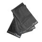 500pcs Black Compostable Satchels 220x355mm 65Mic