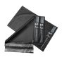 500pcs Black Compostable Satchels 265x380mm 65Mic