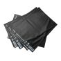 500pcs Black Compostable Satchels 350x480mm 65Mic